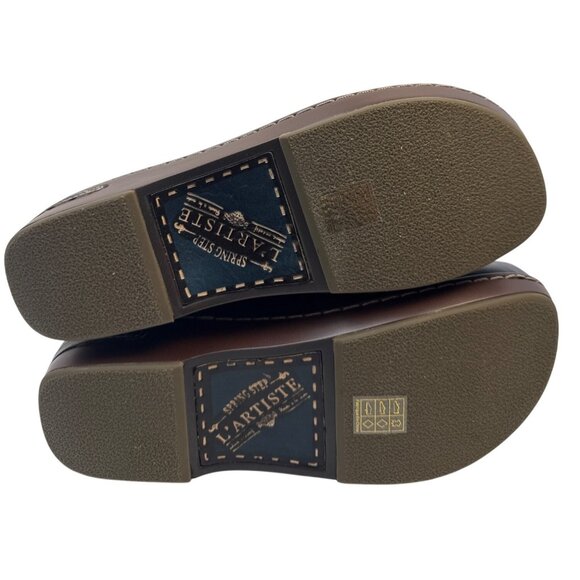 L'Artiste by Spring Step Women's Chino Clog Navy Size 42 - Picture 4 of 11